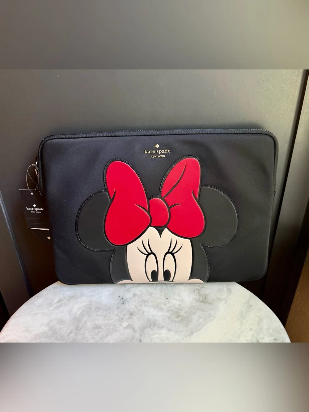 NWT Disney x Kate Spade Minnie Mouse Universal Laptop Sleeve - Black/Red ❤️🖤